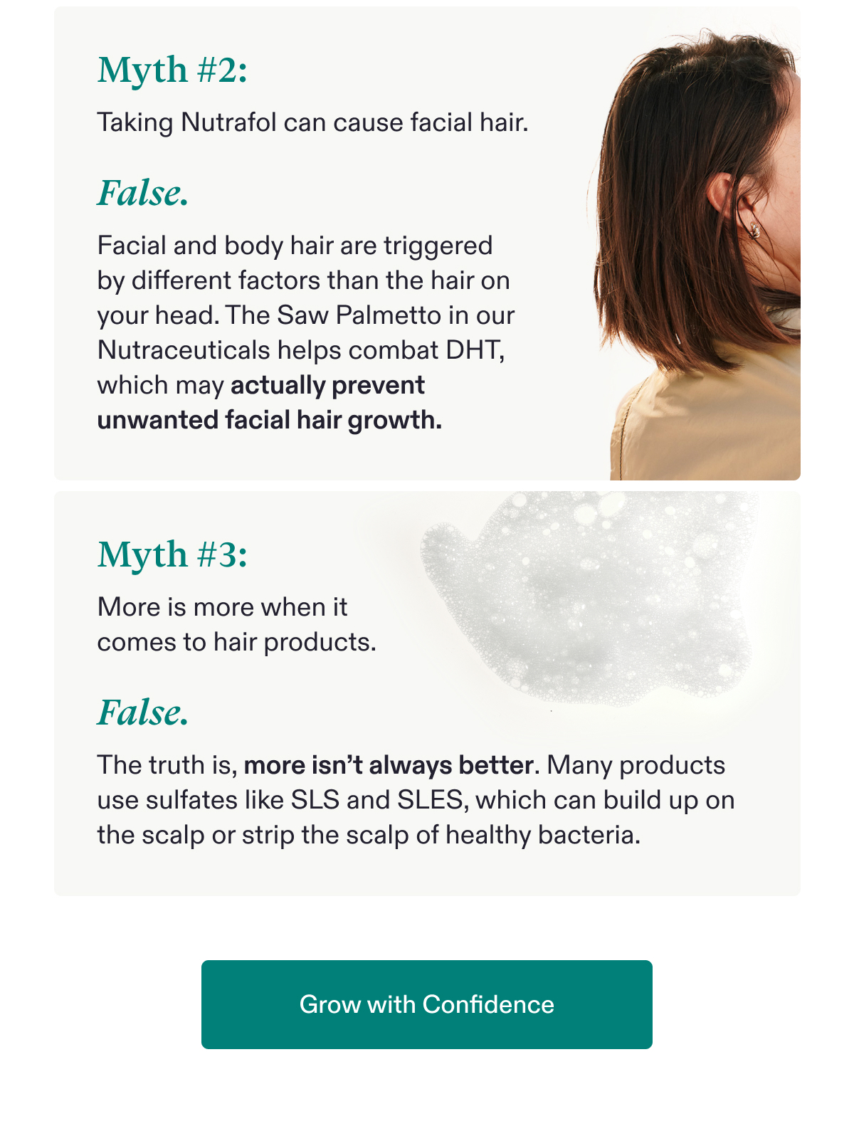 Untangling popular hair myths. Nutrafol